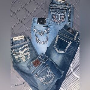 Rock Revival Women's Distressed Denim Jeans